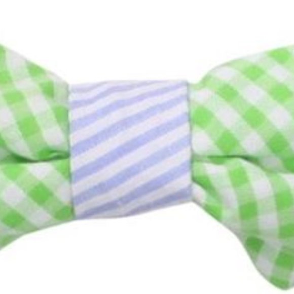 Mud Pie boys bow ties: gingham or seersucker - Picture 2 of 4